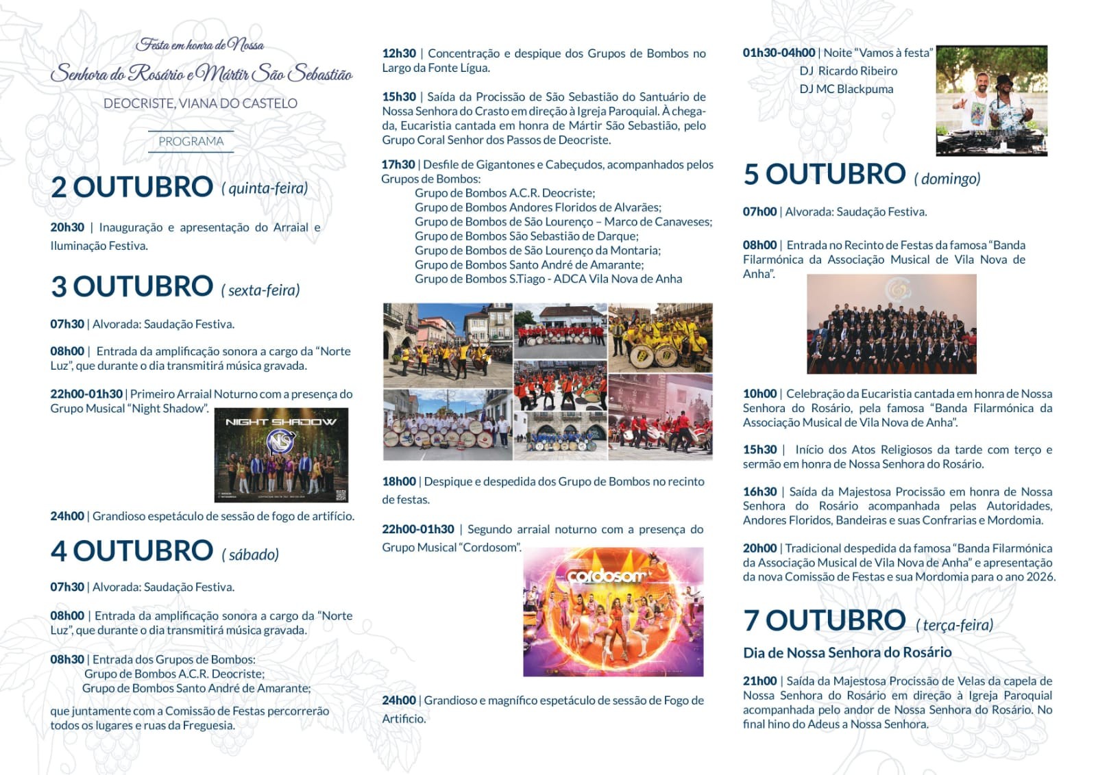 Festa em Honra de Nossa Senhora do Rosário e Mártir São Sebastião