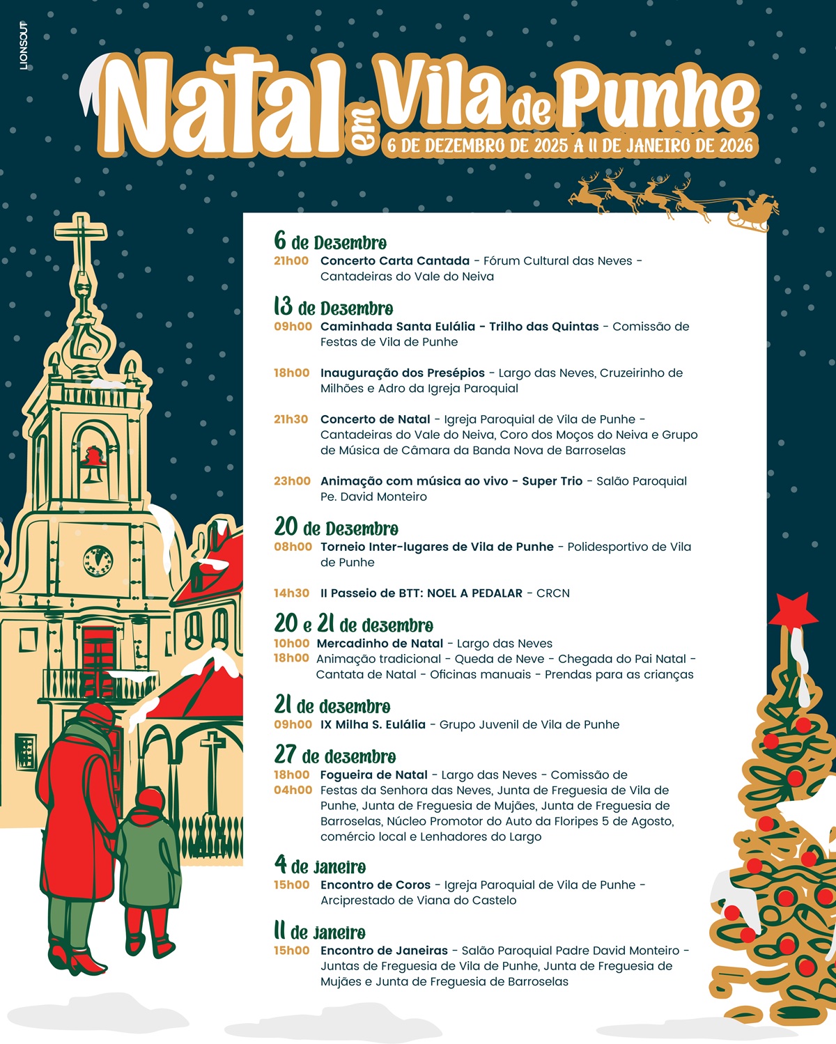 Natal, Vila de Punhe