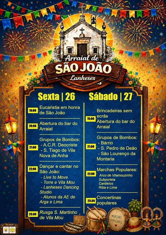 Arraial de São João em Lanheses