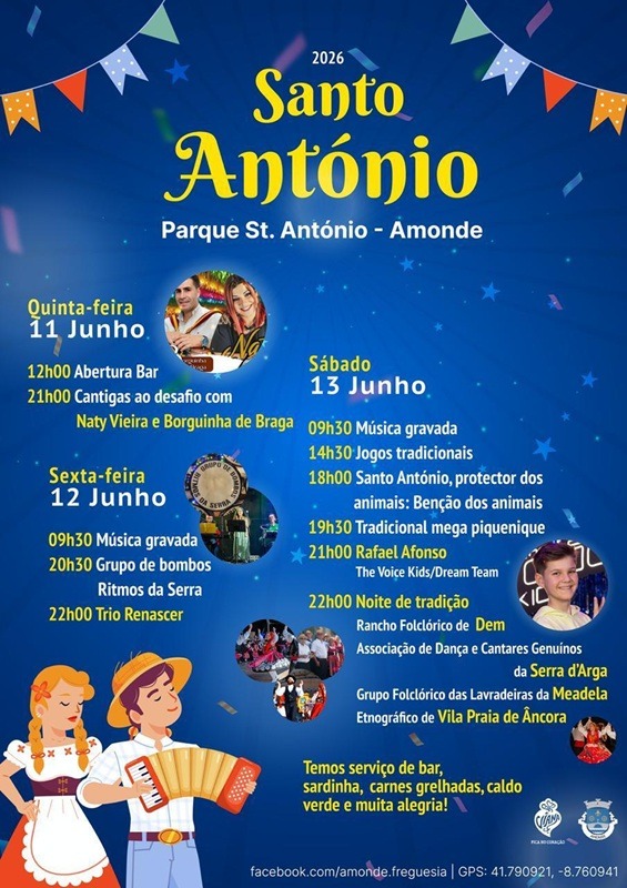 Santo António, Amonde, 2026