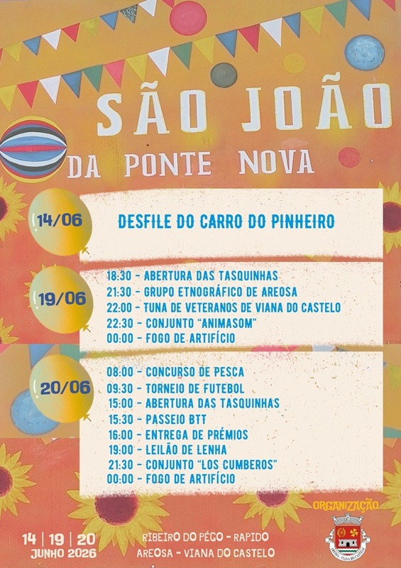 São João da Ponte Nova, Areosa, 2026